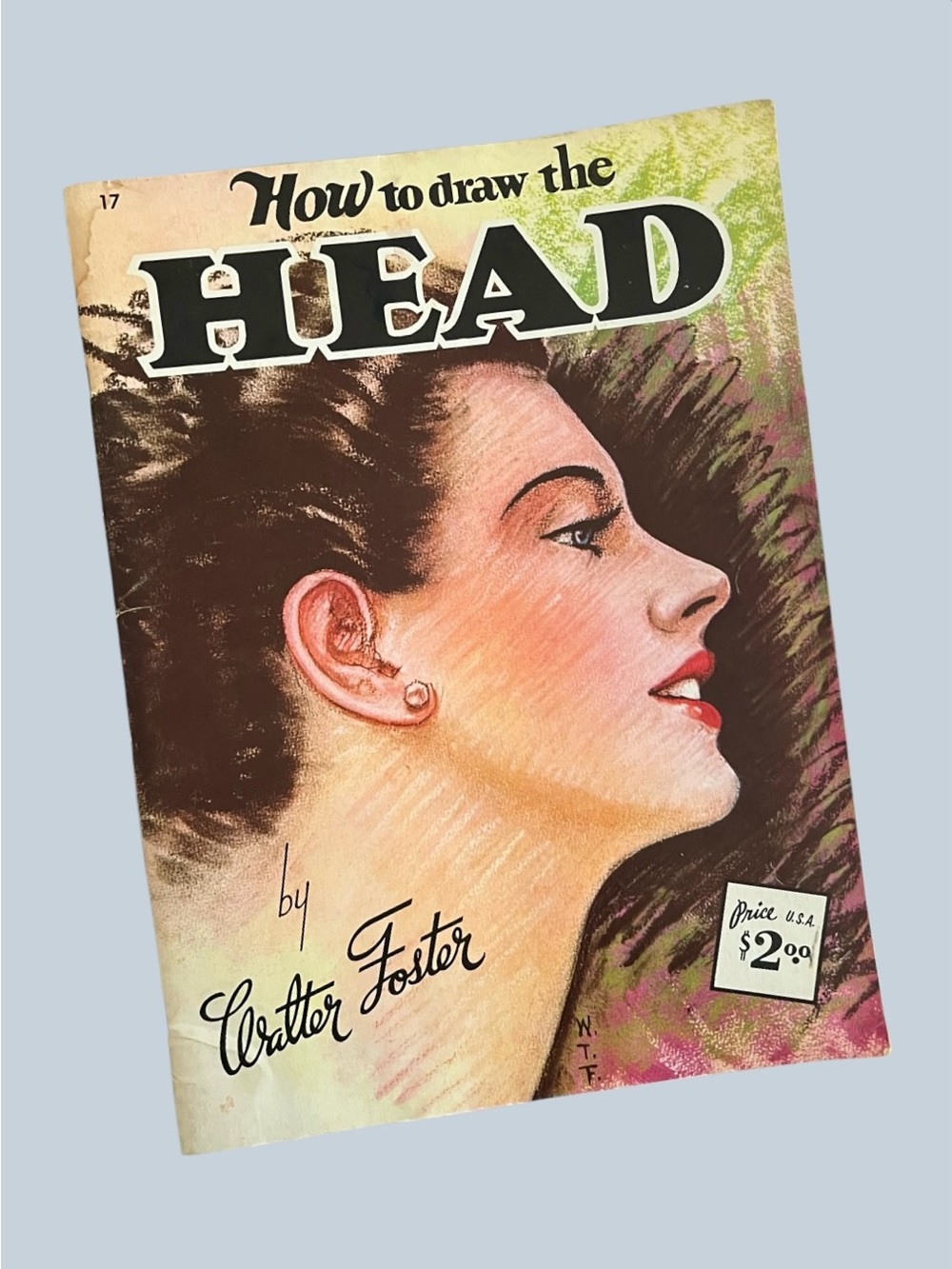 Vintage How to Draw the Head Instructional Art Book -